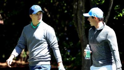 Jordan Spieth and Rory McIlroy