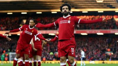 Liverpool forward Mohamed Salah has inspired a new chant among the Liverpool faithful.