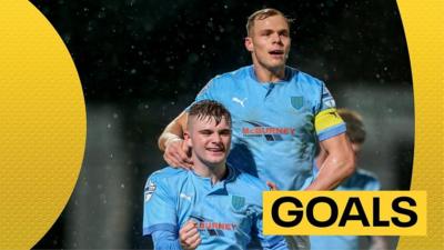 Ballymena's Ryan Waide and Leroy Millar