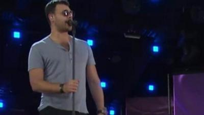 Emin Agalarov rehearsing