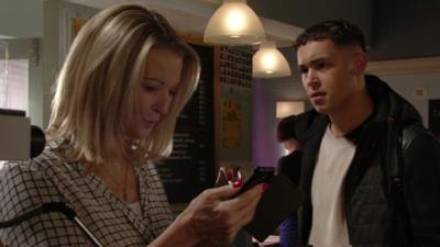 Gillian Taylforth and Shaheen Jafargholi