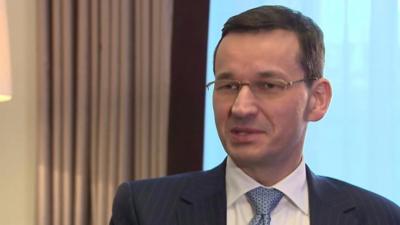 Poland's PM Mateusz Morawiecki