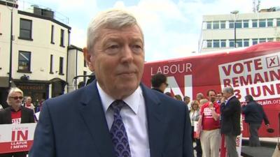 Alan Johnson in Merthyr Tydfil