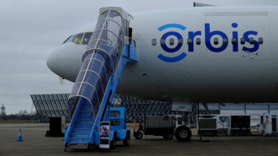 Orbis Flying Eye Hospital jet plane