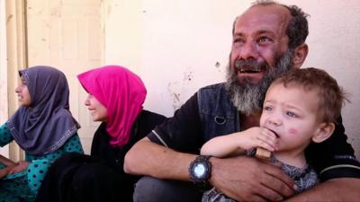 Family in Mosul