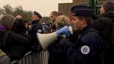 An official in Calais.