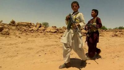 Afghan child soldiers