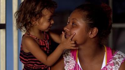 Mother and daughter