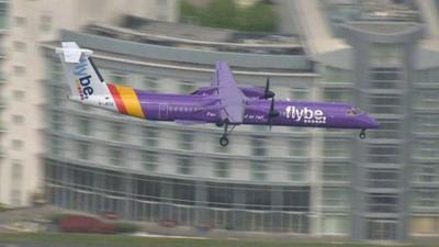 FlyBe at London City Airport