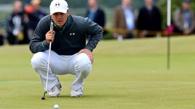 Jordan Spieth at St Andrews