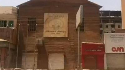 Empty streets in Khartoum