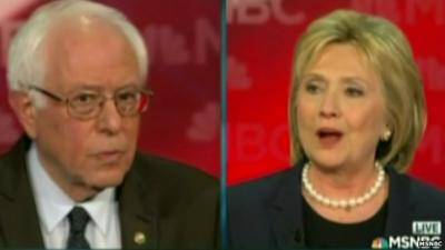 Bernie Sanders and Hillary Clinton