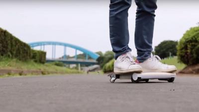 Man riding WalkCar