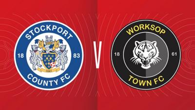 Stockport County v Worksop Town FA Cup