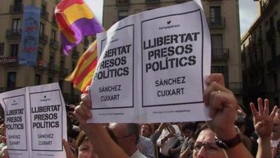 Protests in Barcelona