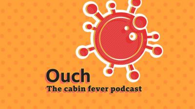 BBC Ouch orange Cabin Fever logo