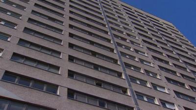 Tower block in Birmingham