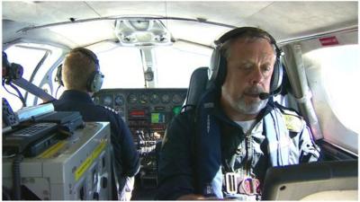 Plane cockpit