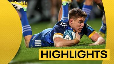 Garry Ringrose scores a try.