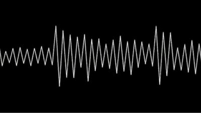 A sound wave