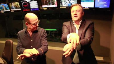 Nick Robinson and Ed Balls