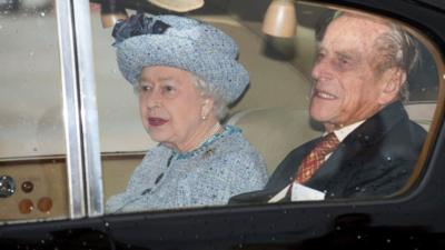 The Queen and Prince Philip the Duke of Edinburgh arrive at the airport in Valleta, Malta 26 November 2015.