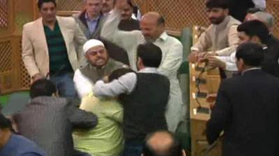 Brawl breaks out in India-administered Kashmir state assembly