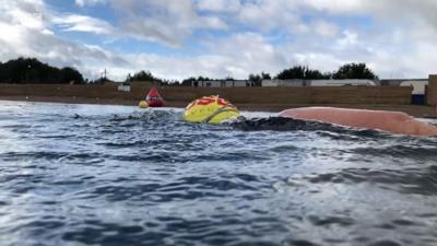 Open water swimming