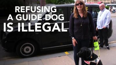 Sam and Ziggy have been refused access to taxis in the past, even though it's illegal!