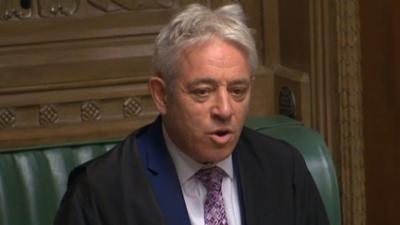 John Bercow in the House of Commons