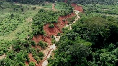 Gully erosion in southern Nigeria