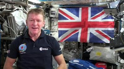 Tim Peake on the ISS