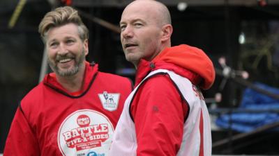 Robbie Savage and Alan Shearer