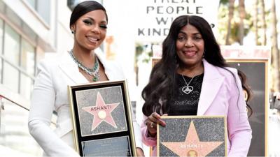 Ashanti and her mum Tina Douglas