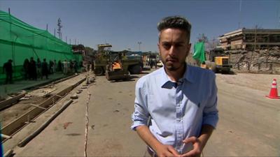 BBC's Secunder Kermani at site of Kabul blast