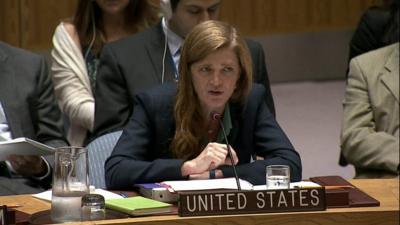 US ambassador to the UN Samantha Power