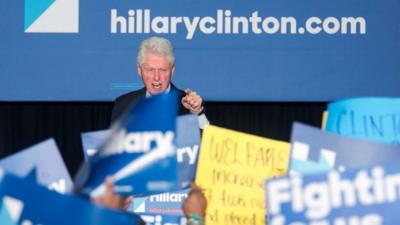 Bill Clinton spars with black protesters