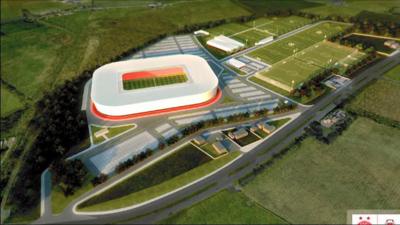 Proposed new stadium