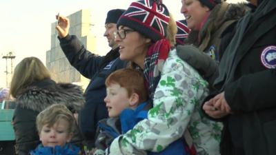 Tim Peake's family