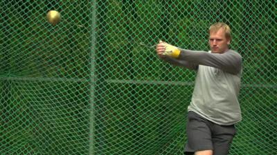 Russian hammer thrower Sergey Litvinov