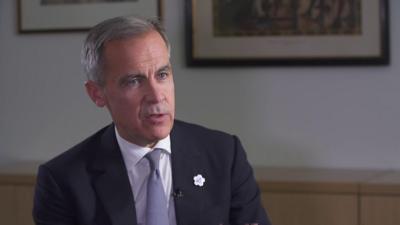 Bank of England governor Mark Carney