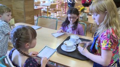 World's first kids only cafe