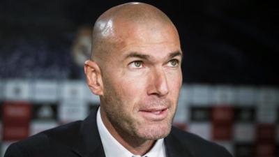 New Real Madrid manager Zinedine Zidane