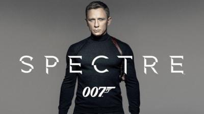 Daniel Craig in Spectre film poster