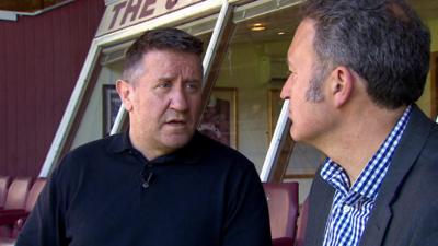 Hearfelt farewell for Tynecastle Main stand