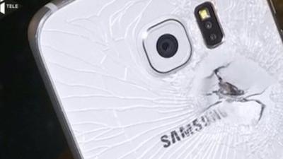 Phone damaged in Paris attack