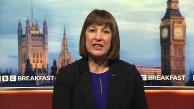 Labour's Shadow Chancellor Rachel Reeves