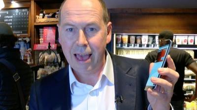 Rory Cellan-Jones tries Android Pay