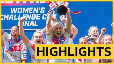 St Helens win the Women's Challenge Cup