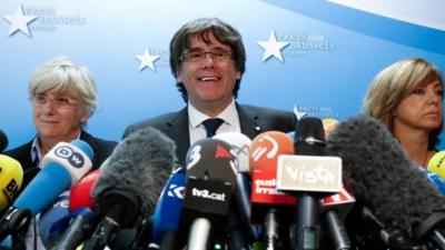 Carles Puigdemont in Brussels